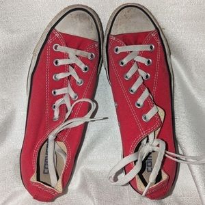 Used Low Top Red Converse
